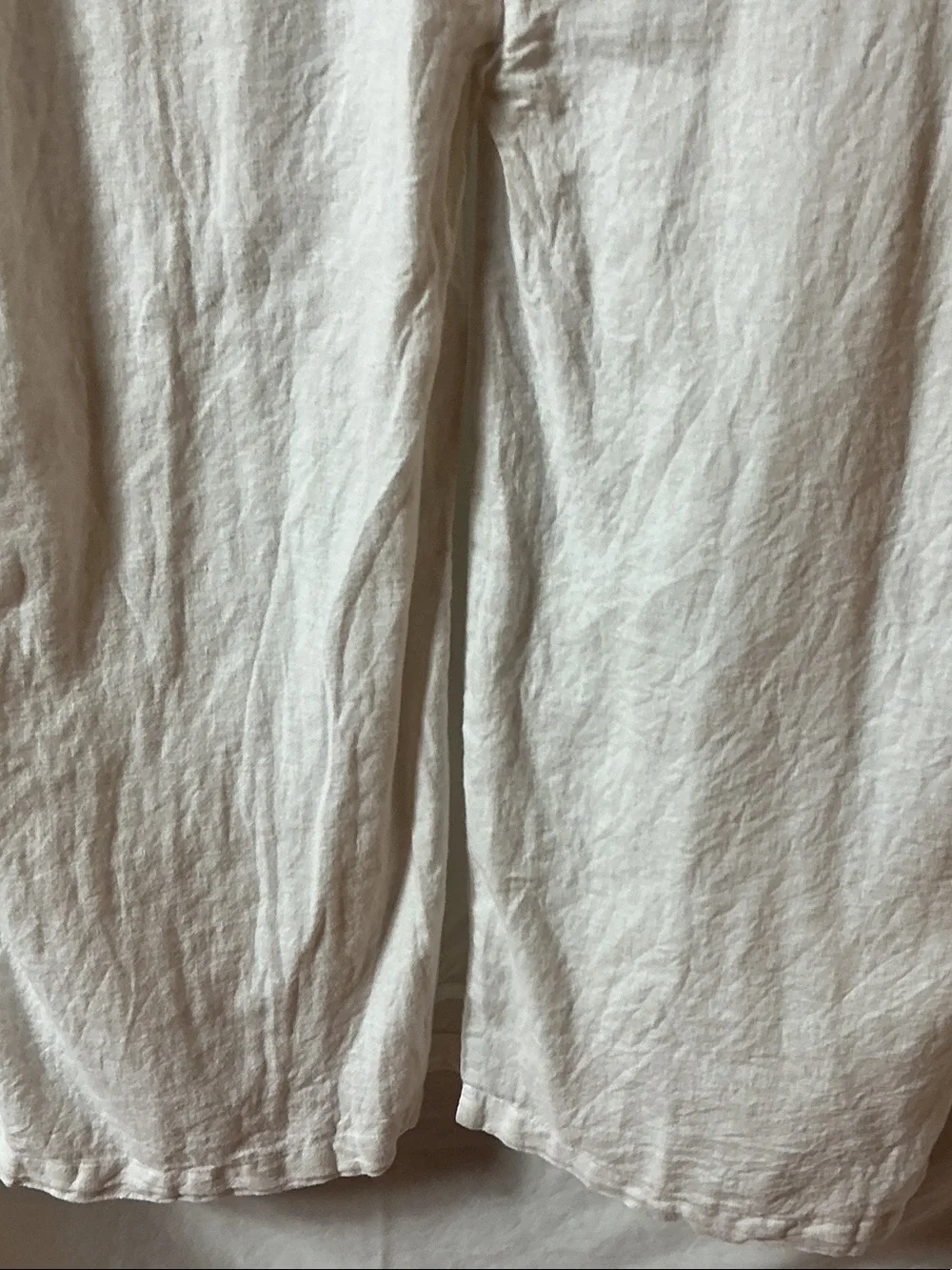 Abercrombie & Fitch White Square-Neck Linen Maxi Dress